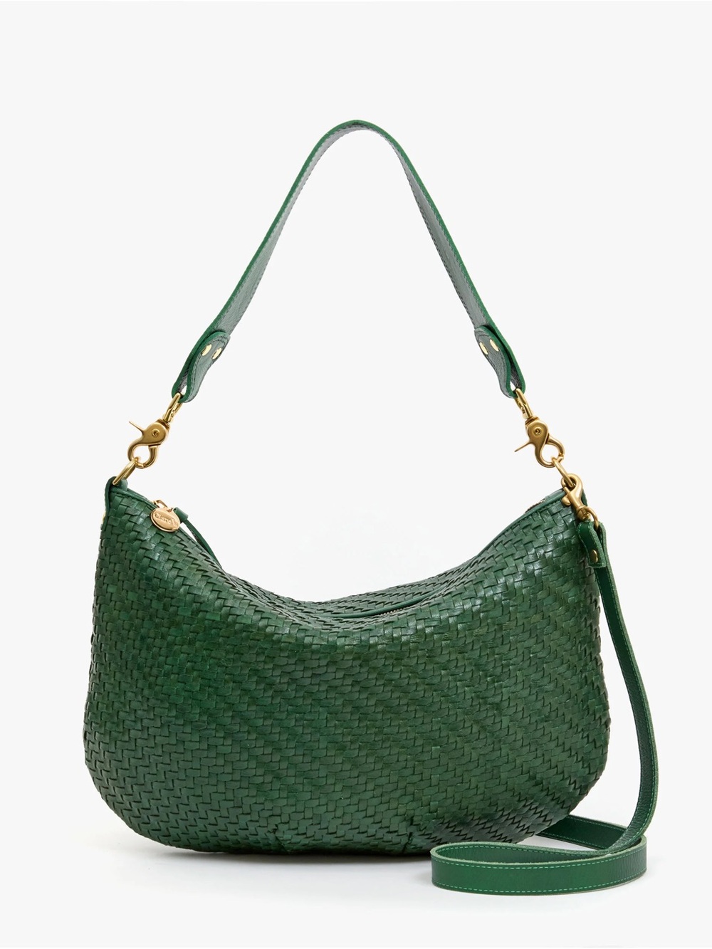 Clare V Moyen Messenger Bag with bonus strap 💚